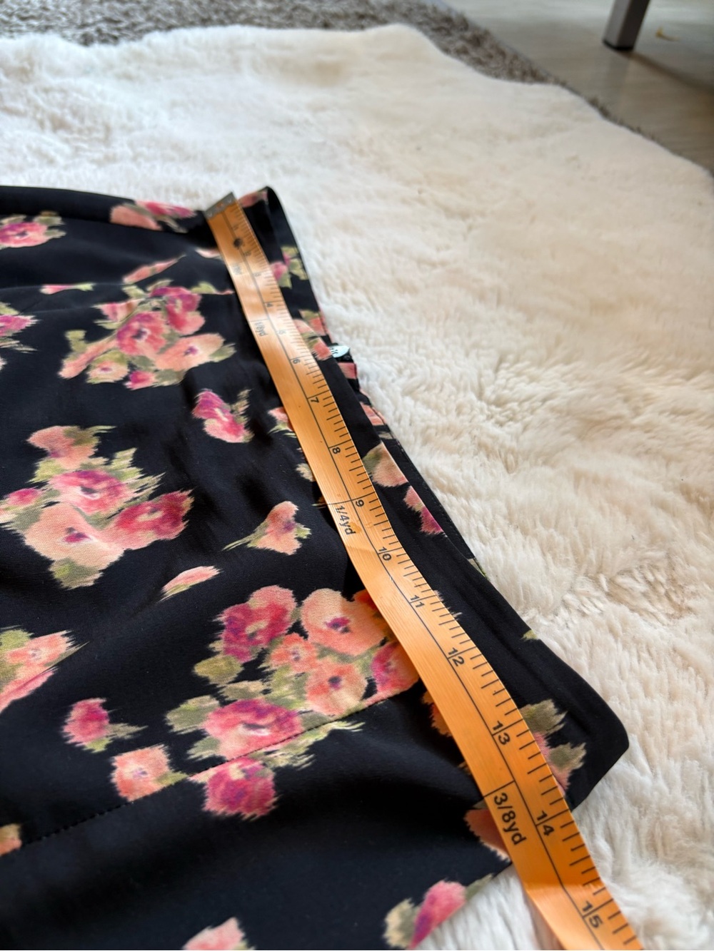 Topshop Floral Sateen Double-Slit Maxi Skirt - Size 4 - Picture 4 of 10